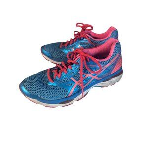ASIC blue and pink sneakers size 8.5